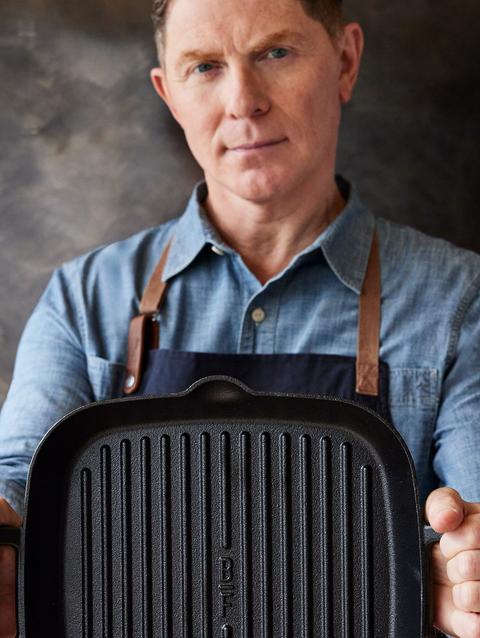 Bobby Flay by GreenPan 11" Cast Iron Square Grill Pan