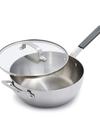 Bobby Flay by GreenPan 3.57-Quart Stainless Steel Chef's Pan with Lid