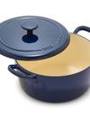 Bobby Flay by GreenPan 5.5-Quart Enameled Cast Iron Dutch Oven | Cobalt