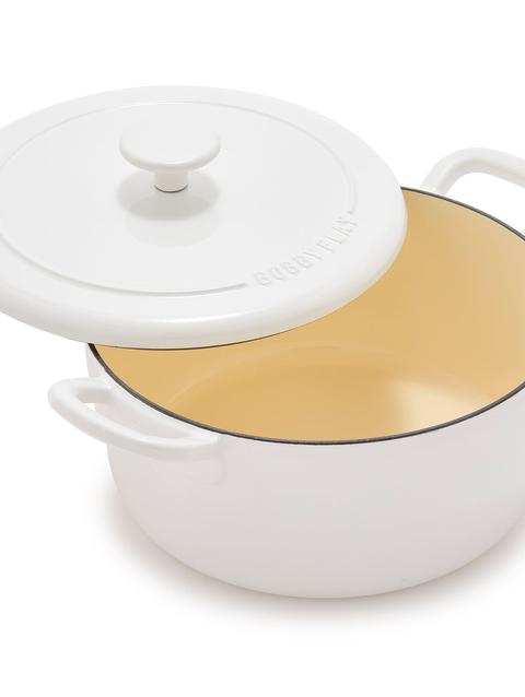 Bobby Flay by GreenPan 5.5-Quart Enameled Cast Iron Dutch Oven | Ivory