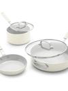 Bobby Flay by GreenPan Kitchen Essentials Ceramic Nonstick Set | Cream