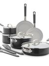 Bobby Flay by GreenPan Professional Ceramic Nonstick 13-Piece Cookware Set | Graphite