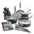 Bobby Flay by GreenPan Ultimate Set with Bobby at Home Cookbook | Graphite