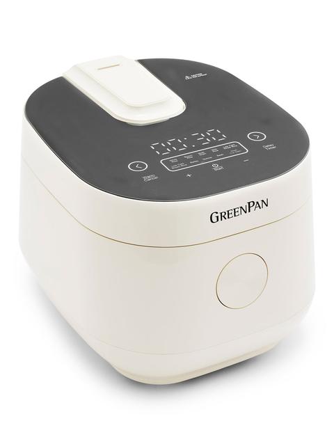 GreenPan Bistro 8-Cup Carb-Reducing Rice Cooker | Cloud Cream