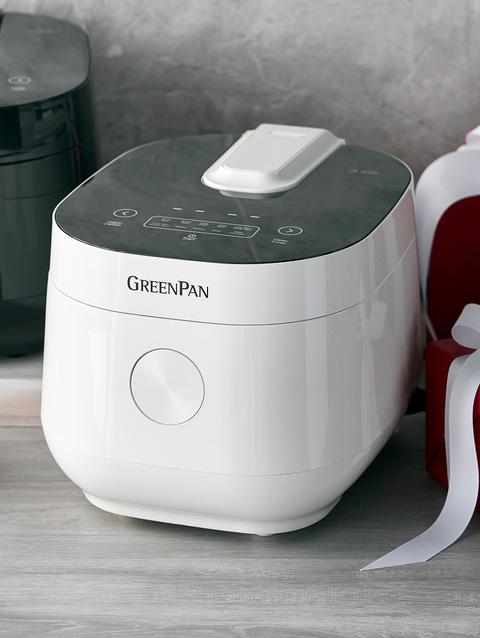 GreenPan Bistro 8-Cup Carb-Reducing Rice Cooker | Cloud Cream