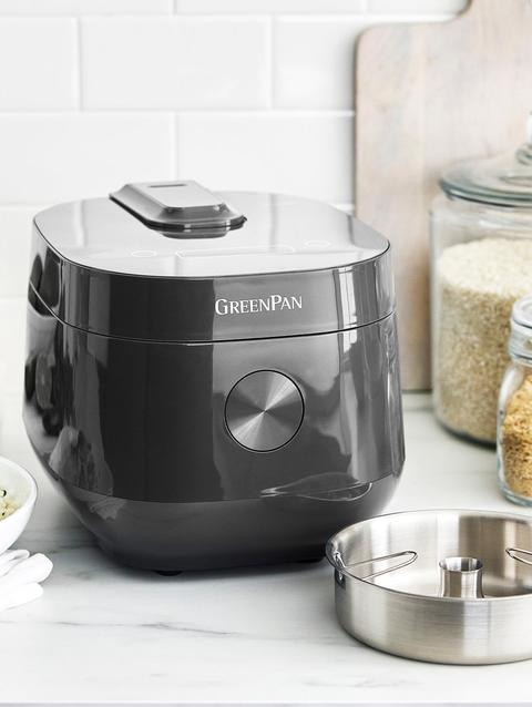 GreenPan Bistro 8-Cup Carb-Reducing Rice Cooker | Graphite