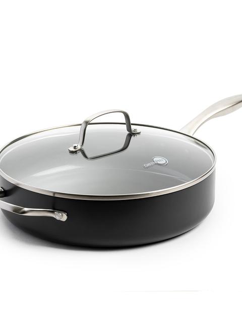 GreenPan Canterbury Ceramic Nonstick 5-Quart Sauté Pan with Lid