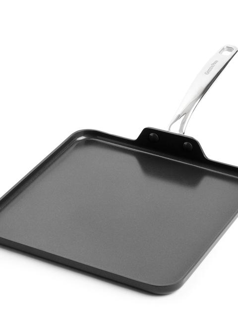 GreenPan Chatham Black Ceramic Nonstick 11" Square Griddle