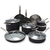 GreenPan Chatham Black Ceramic Nonstick 15-Piece Cookware Set