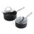 GreenPan Chatham Ceramic Nonstick 1-Quart and 2-Quart Saucepan Set with Lids