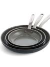 GreenPan Chatham Ceramic Nonstick 8", 9.5" and 11" Frypan Set