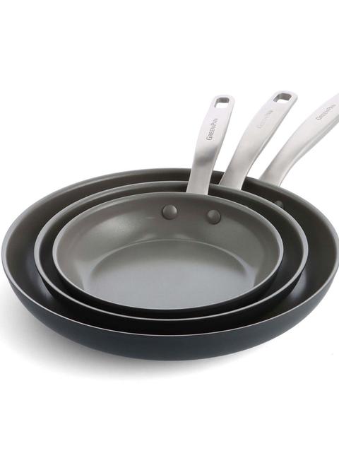 GreenPan Chatham Ceramic Nonstick 8", 9.5" and 11" Frypan Set