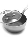 GreenPan Chatham Stainless 2.5-Quart Chef's Pan with Lid