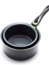 GreenPan Clip Series Ceramic Nonstick 1.7-Quart and 3.3-Quart Saucepan Set