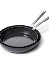 GreenPan Craft Noire Ceramic Nonstick 10" and 12" Frypan Set