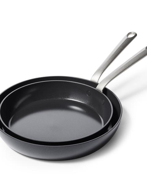 GreenPan Craft Noire Ceramic Nonstick 10" and 12" Frypan Set