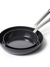 GreenPan Craft Noire Ceramic Nonstick 8" and 10" Frypan Set