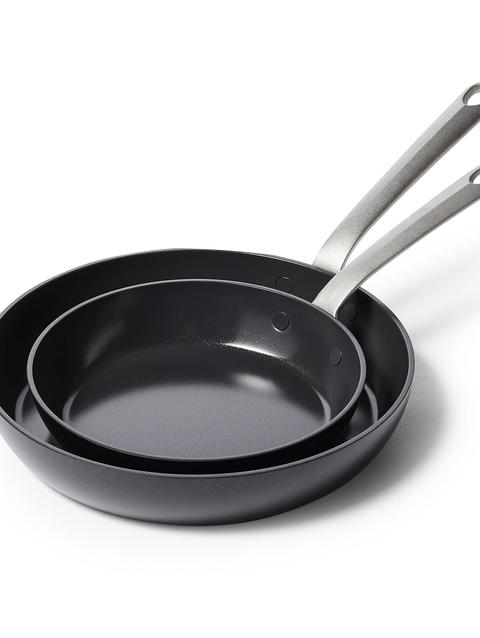 GreenPan Craft Noire Ceramic Nonstick 8" and 10" Frypan Set