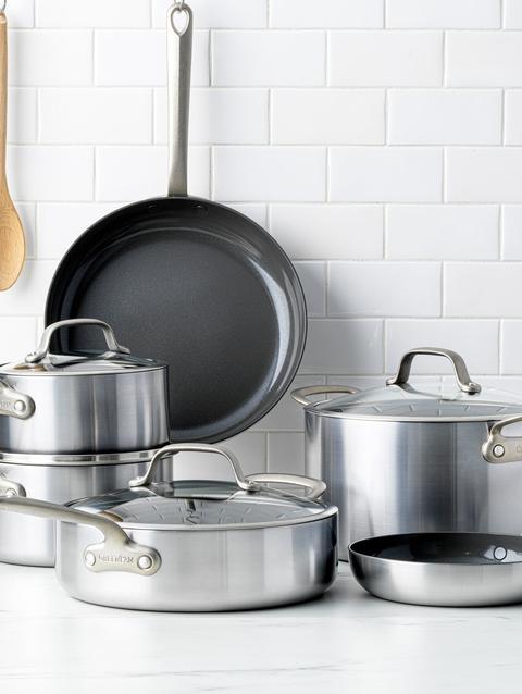 GreenPan Craft Stainless Steel 10-Piece Cookware Set