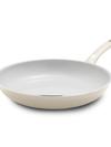 GreenPan Dover Ceramic Nonstick 10" Frypan | Cream White