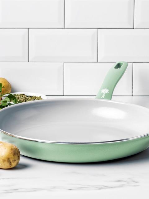 GreenPan Dover Ceramic Nonstick 12" Frypan | Pastel Green