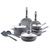 GreenPan Dover Ceramic Nonstick 12-Piece Cookware Set | Charcoal Gray