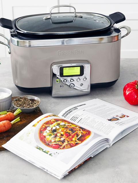 GreenPan Elite 6-Quart Slow Cooker | Clay