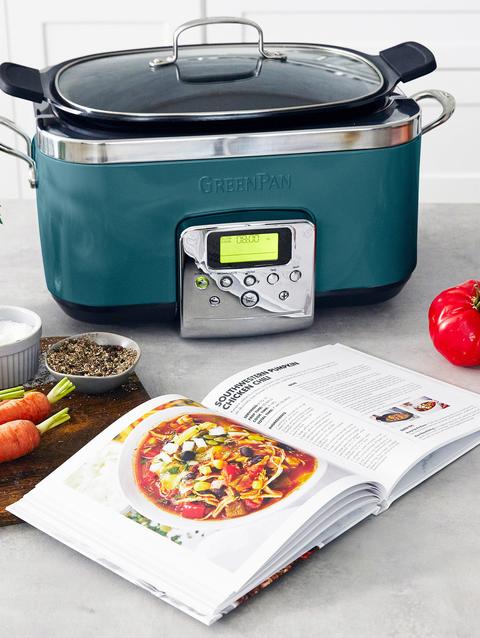 GreenPan Elite 6-Quart Slow Cooker | Deep Teal