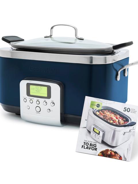 GreenPan Elite 6-Quart Slow Cooker | Oxford Blue