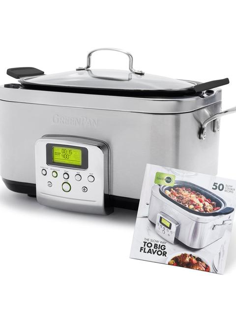 GreenPan Elite 6-Quart Slow Cooker | Premiere Stainless Steel