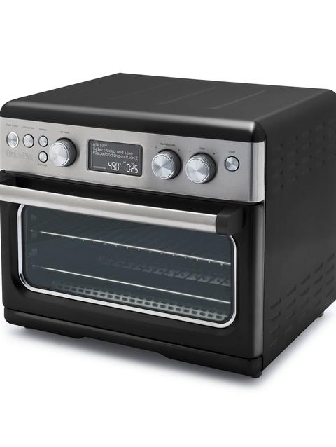 GreenPan Elite Convection Air Fry Oven Featuring PFAS-Free Nonstick | Black