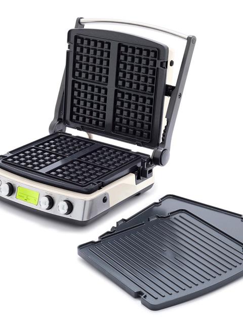 GreenPan Elite Multi Grill, Griddle & Waffle Maker | Cloud Cream