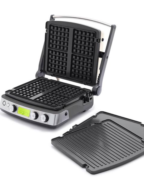 GreenPan Elite Multi Grill, Griddle & Waffle Maker | Graphite