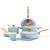 GreenPan Essence Ceramic Nonstick 10-Piece Cookware Set | Blue Haze