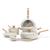 GreenPan Essence Ceramic Nonstick 10-Piece Cookware Set | Cream