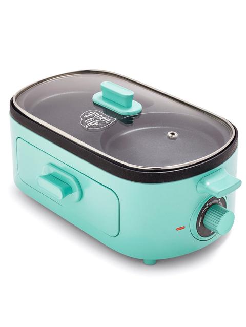 GreenPan GreenLife Breakfast Maker | Turquoise