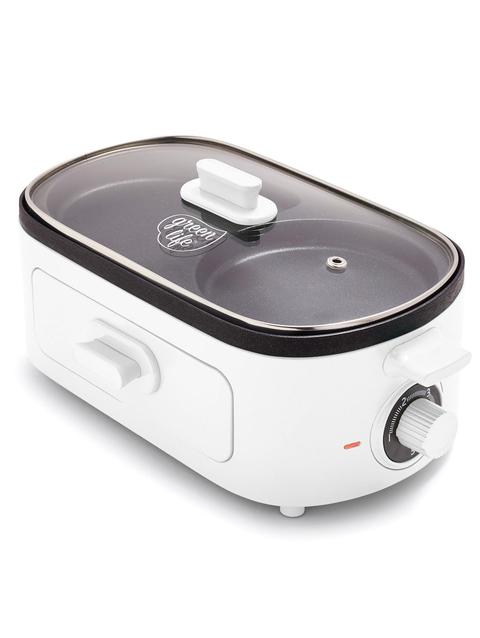 GreenPan GreenLife Breakfast Maker | White