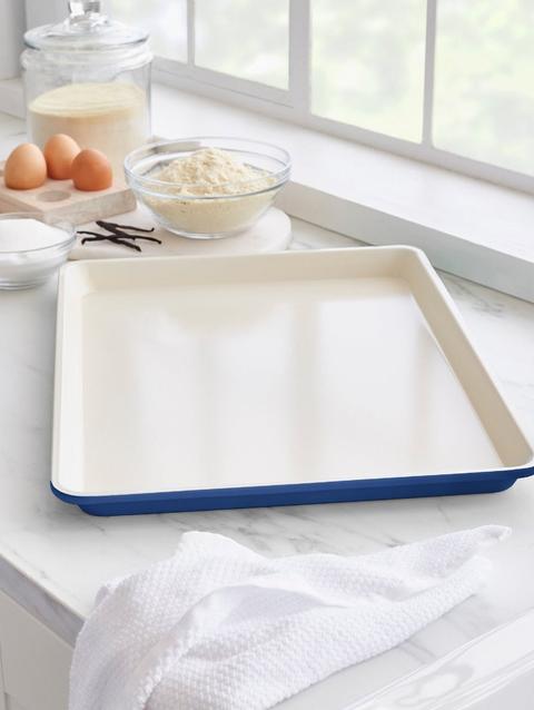 GreenPan GreenLife Ceramic Nonstick 18" x 13" Cookie Sheet | Navy