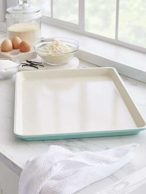 GreenPan GreenLife Ceramic Nonstick 18" x 13" Cookie Sheet | Turquoise