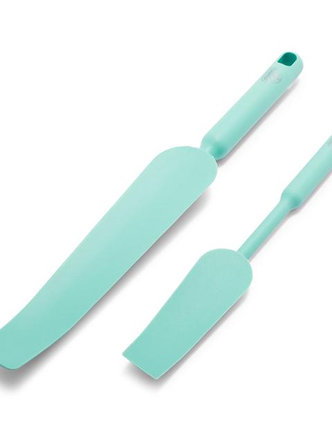 GreenPan GreenLife Easy Reach Silicone Spatula, 2-Piece Set | Turquoise