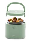 GreenPan GreenLife Electric Lunch Box | Sage Green