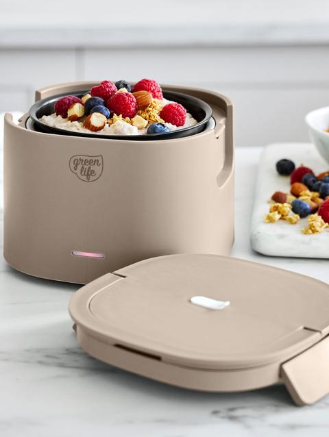 GreenPan GreenLife Electric Lunch Box | Taupe