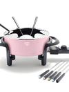 GreenPan GreenLife Healthy Ceramic Nonstick Fondue Party Set | Pink