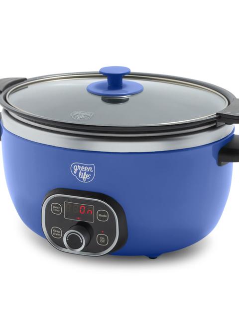 GreenPan GreenLife Healthy Duo Slow Cooker | Blue