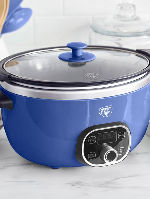 GreenPan GreenLife Healthy Duo Slow Cooker | Blue