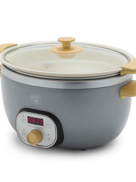 GreenPan GreenLife Healthy Duo Slow Cooker | Quartz Gray