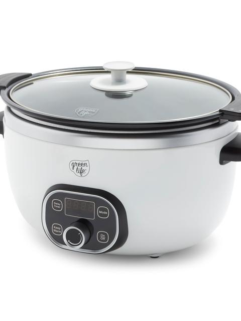 GreenPan GreenLife Healthy Duo Slow Cooker | White