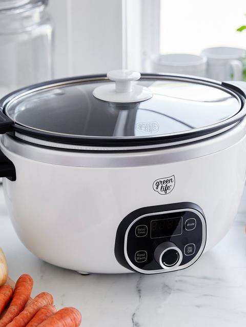 GreenPan GreenLife Healthy Duo Slow Cooker | White