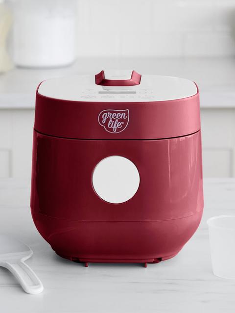 GreenPan GreenLife Rice & Grains Cooker | Red