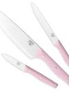 GreenPan GreenLife Stainless Steel 3-Piece Cutlery Set | Pink